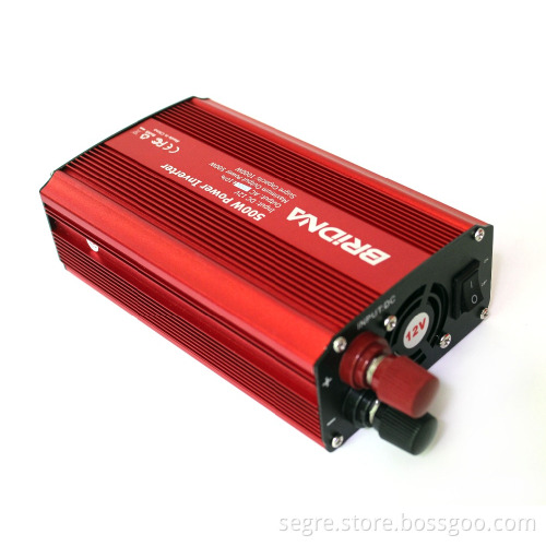 500W DC12V to AC220V Modified Sine Wave Power Inverter with dual USB output